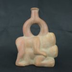 Pre Columbian Moche Ceramic Erotic Vessel Ritual Artifact Collector Piece - Imagen 5