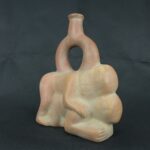 Pre Columbian Moche Ceramic Erotic Vessel Ritual Artifact Collector Piece - Imagen 6