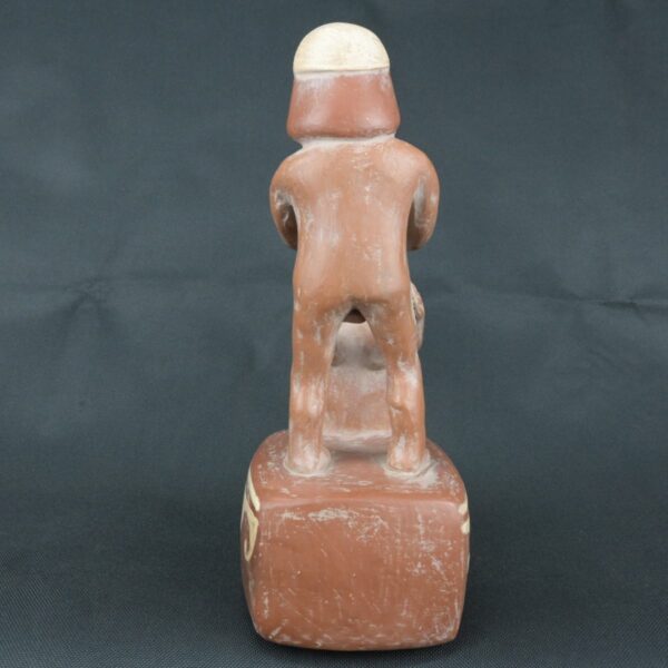 Pre Columbian Moche Ceramic Erotic Bottle Ritual Artifact - Imagen 7