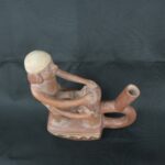 Pre Columbian Moche Ceramic Erotic Bottle Ritual Artifact - Imagen 9