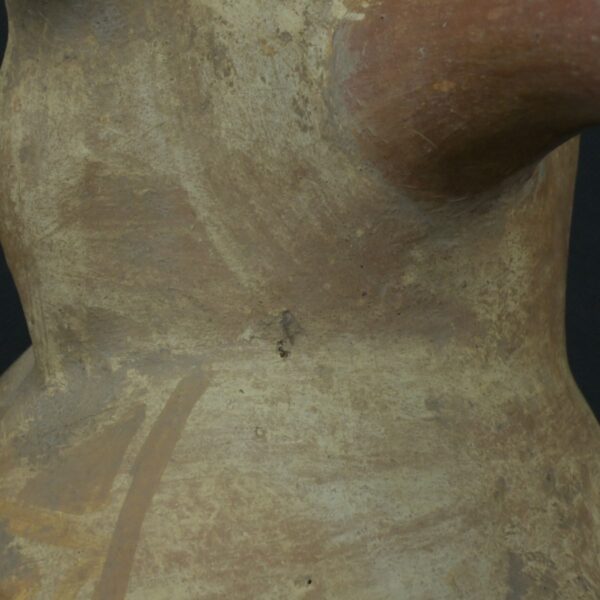 Pre Columbian Moche Ceramic Bottle Ritual Artifact Peru Collectible - Imagen 15