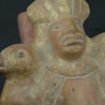 Pre Columbian Moche Ceramic Bottle Ritual Artifact Peru Collectible - Imagen 17