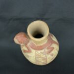 Pre Columbian Moche Ceramic Vessel Ritual Artifact with Monkey Design - Imagen 9