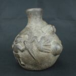 Pre Columbian Chimu Black Ceramic Ritual Vessel Ancient Artifact - Imagen 6