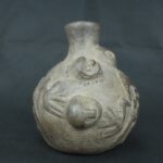 Pre Columbian Chimu Black Ceramic Ritual Vessel Ancient Artifact - Imagen 7