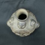 Pre Columbian Chimu Black Ceramic Ritual Vessel Ancient Artifact - Imagen 9