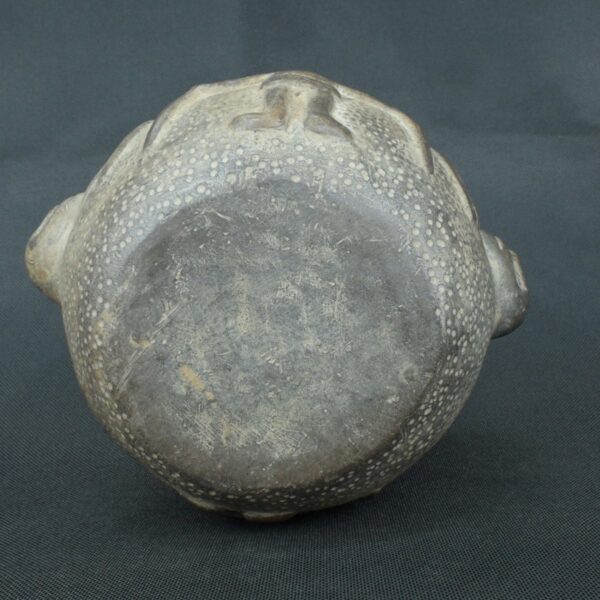 Pre Columbian Chimu Black Ceramic Ritual Vessel Ancient Artifact - Imagen 10