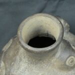 Pre Columbian Chimu Black Ceramic Ritual Vessel Ancient Artifact - Imagen 17