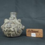 Pre Columbian Chimu Black Ceramic Ritual Vessel Ancient Artifact - Imagen 19