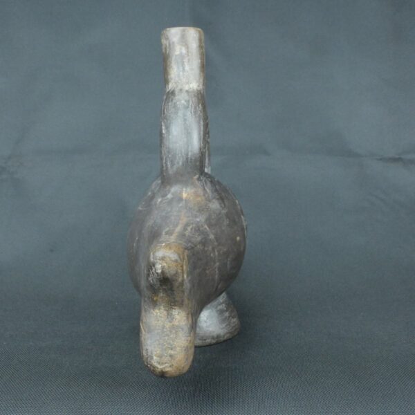 Pre Columbian Moche Ceramic Fish Vessel Ritual Artifact Peru - Imagen 3