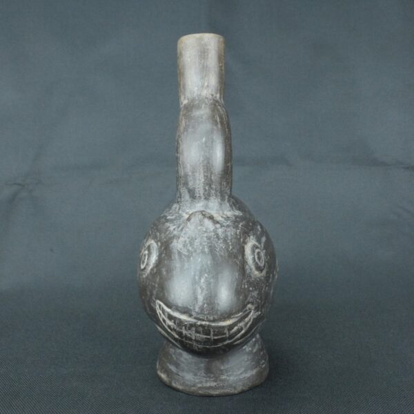 Pre Columbian Moche Ceramic Fish Vessel Ritual Artifact Peru - Imagen 7