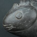 Pre Columbian Moche Ceramic Fish Vessel Ritual Artifact Peru - Imagen 13