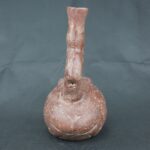 Pre Columbian Moche Ceramic Bottle Frog Ritual Artifact Peru - Imagen 3