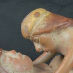 Pre Columbian Moche Ceramic Erotic Bottle Ritual Artifact Peru Collectible - Imagen 13