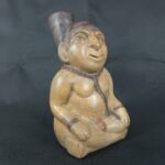 Pre Columbian Moche Ceramic Vessel Ancient Ritual Artifact Peru