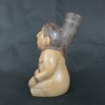 Pre Columbian Moche Ceramic Vessel Ancient Ritual Artifact Peru - Imagen 4