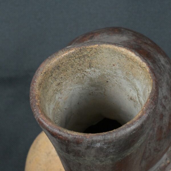 Pre Columbian Moche Ceramic Vessel Ancient Ritual Artifact Peru - Imagen 16