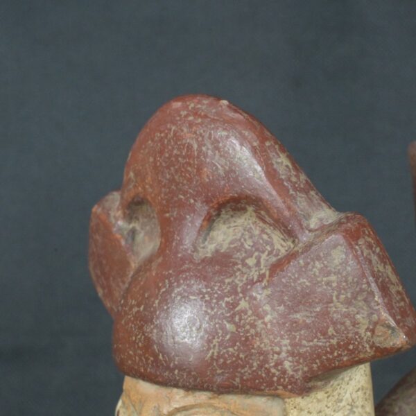 Pre Columbian Moche Ceramic Vessel Ritual Artifact Peru Collectible - Imagen 14