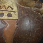 Pre Columbian Moche Ceramic Vessel Ritual Artifact Peru Collectible - Imagen 16