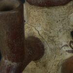 Pre Columbian Moche Ceramic Vessel Ritual Artifact Peru Collectible - Imagen 18