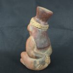Pre Columbian Moche Ceramic Prisoner Vessel Ritual Artifact Peru - Imagen 4