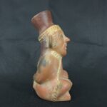 Pre Columbian Moche Ceramic Prisoner Vessel Ritual Artifact Peru - Imagen 7