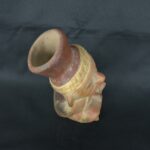 Pre Columbian Moche Ceramic Prisoner Vessel Ritual Artifact Peru - Imagen 9
