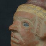 Pre Columbian Moche Ceramic Prisoner Vessel Ritual Artifact Peru - Imagen 15