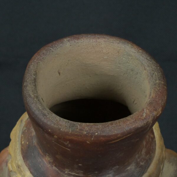 Pre Columbian Moche Ceramic Prisoner Vessel Ritual Artifact Peru - Imagen 17