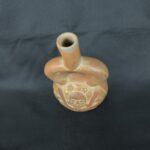 Pre Columbian Moche Ceramic Bottle Ritual Artifact Andean Collectible - Imagen 9