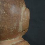 Pre Columbian Moche Ceramic Seated Figure Ritual Vessel - Imagen 16