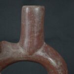 Pre Columbian Moche Ceramic Bottle Ritual Artifact Peru Collectible - Imagen 15