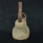 Pre Columbian Moche Ceramic Bottle Ritual Artifact Peru Collectible - Imagen 4