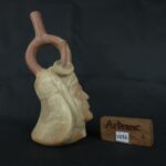 Pre Columbian Moche Ceramic Bottle Ritual Artifact Peru Collectible - Imagen 18