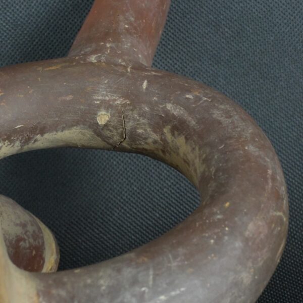 Pre Columbian Moche Pottery Vessel Ritual Artifact Peru Collectible - Imagen 13