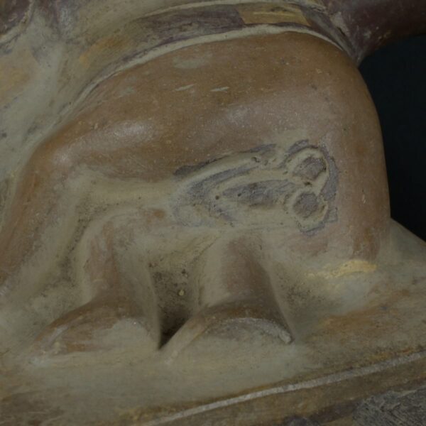 Pre Columbian Moche Pottery Vessel Ritual Artifact Peru Collectible - Imagen 14