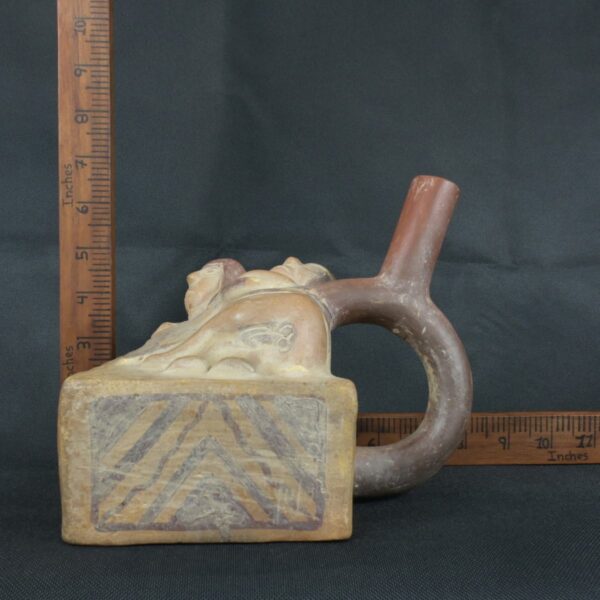 Pre Columbian Moche Pottery Vessel Ritual Artifact Peru Collectible - Imagen 20