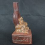 Pre Columbian Moche Pottery Vessel Ceremonial Artifact Collector Piece - Imagen 7