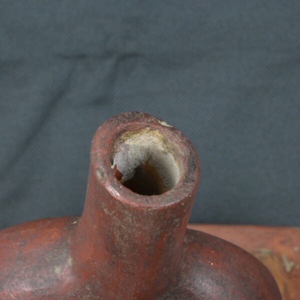 Pre Columbian Moche Pottery Vessel Ceremonial Artifact Collector Piece - Imagen 15