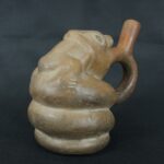 Pre Columbian Ceramic Vessel Ancient Andean Artifact Collector Piece