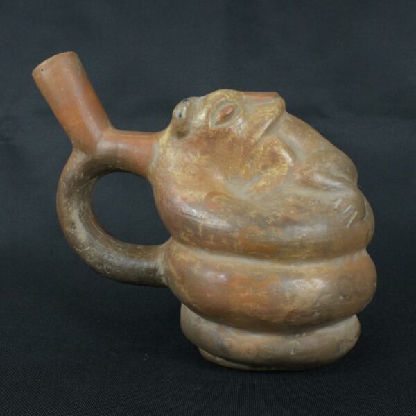 Pre Columbian Ceramic Vessel Ancient Andean Artifact Collector Piece - Imagen 6
