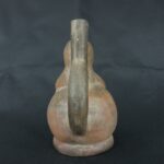 Pre Columbian Moche Ceramic Bottle Ritual Artifact Peru Collectible - Imagen 4