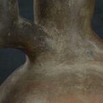 Pre Columbian Moche Ceramic Bottle Ritual Artifact Peru Collectible - Imagen 15