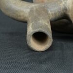 Pre Columbian Moche Ceramic Bottle Ritual Artifact Peru Collectible - Imagen 16