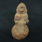 Pre Columbian Moche Ceramic Bottle Warrior Ritual Artifact Peru - Imagen 8