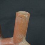 Pre Columbian Moche Ceramic Warrior Vessel Ritual Artifact Peru - Imagen 15