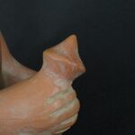 Pre Columbian Moche Ceramic Warrior Vessel Ritual Artifact Peru - Imagen 16