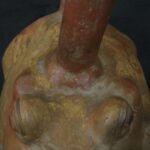 Pre Columbian Moche Ceramic Frog Bottle Ancient Andean Artifact Peru - Imagen 16