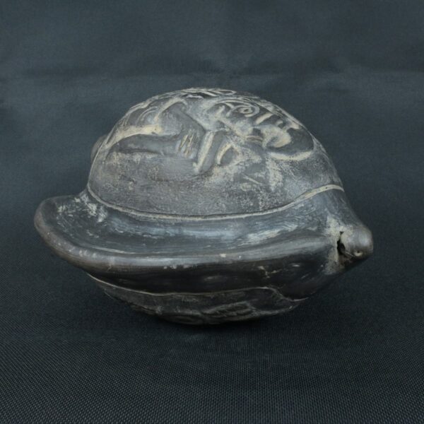 Pre Columbian Moche Ceramic Pututu Ritual Artifact Andean Collectible - Imagen 3