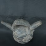 Pre Columbian Chimú Ceramic Ritual Bottle Ancient Artifact Peru - Imagen 9